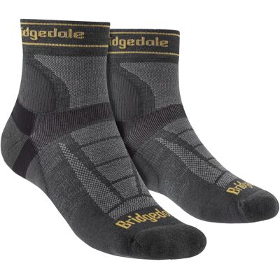 Bridgedale Mannen Merino Wol Ultra Licht Loop Sokken - Gunmetal Bridgedale Mannen Merino Wol Ultra Licht Loop Sokken - Gunmetal