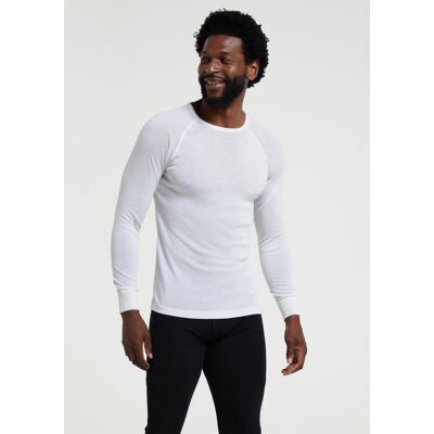 Mountain Warehouse Merino wollen thermo heren (Wit) 3XL Mountain Warehouse Merino wollen thermo heren (Wit) 3XL