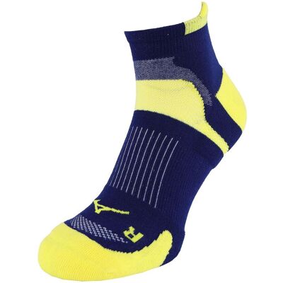 Mizuno Race Low Heren Geel/Navy Hardloopsokken Mizuno Race Low Heren Geel/Navy Hardloopsokken