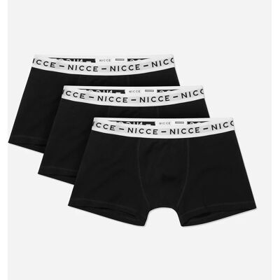 Nicce 3-Pack Stretch Taille Zwart/Wit Trailstar Boxers 0038 K011 0001 M Nicce 3-Pack Stretch Taille Zwart/Wit Trailstar Boxers 0038 K011 0001 M
