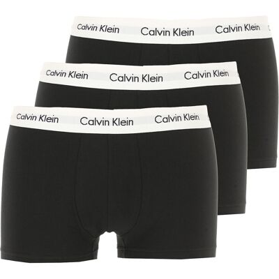 Calvin Klein Pack-3 Boxers ademende stof en anatomische voorkant U2664G heren L Calvin Klein Pack-3 Boxers ademende stof en anatomische voorkant U2664G heren L