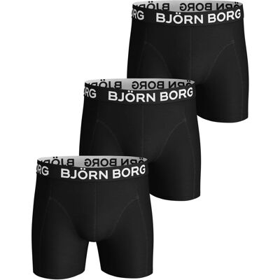 Bjorn Borg Björn Borg Onderbroeken 3-Pack Boxers Zwart M Bjorn Borg Björn Borg Onderbroeken 3-Pack Boxers Zwart M