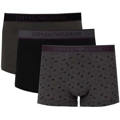 Emporio Armani Boxershorts 3 Pack Mannen zwart S Emporio Armani Boxershorts 3 Pack Mannen zwart S