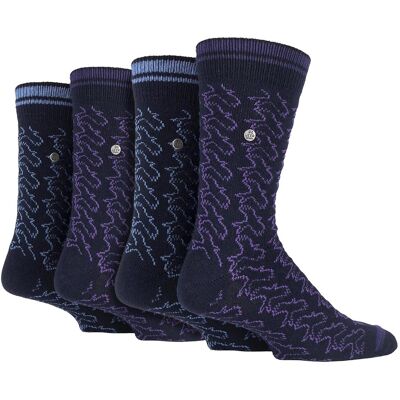 Jeep 4-Pack Heren Katoenen Dress Sokken Spirit Square Gebreide Sokken 39 - 45 Jeep 4-Pack Heren Katoenen Dress Sokken Spirit Square Gebreide Sokken 39 - 45