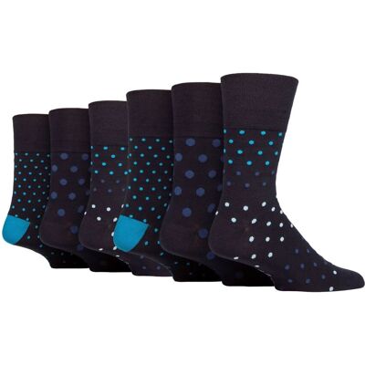 Gentle Grip 6-pack heren non-elastische losse bovenkousen van bamboe 39 - 45 Gentle Grip 6-pack heren non-elastische losse bovenkousen van bamboe 39 - 45