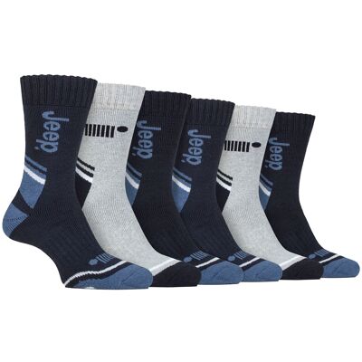 Jeep Heren 6-pack Wandelsokken Polyester Buiten-sokken voor wandelen 39 - 45 Jeep Heren 6-pack Wandelsokken Polyester Buiten-sokken voor wandelen 39 - 45