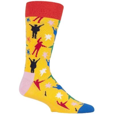 Happy Socks 1 Verpakking Heren Officieel Gelicentieerde The Beatles Grappige Sokken 37-40 Happy Socks 1 Verpakking Heren Officieel Gelicentieerde The Beatles Grappige Sokken 37-40