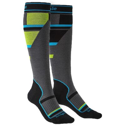 Bridgedale Ski Mountain Junior Racer Over Calf Merino Prestatie Sokken M Bridgedale Ski Mountain Junior Racer Over Calf Merino Prestatie Sokken M