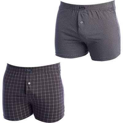 Abanderado Pack-2 Essential Herren-Boxershorts mit Gummizug A0100 L Abanderado Pack-2 Essential Herren-Boxershorts mit Gummizug A0100 L