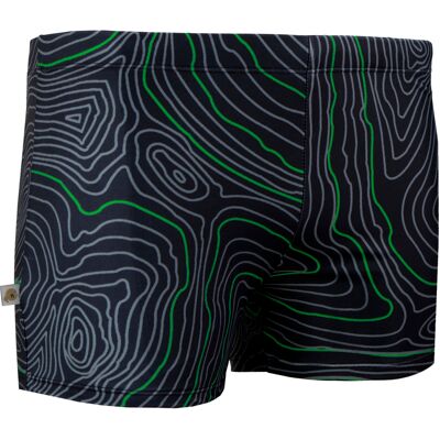 GUGGEN Mountain Zwemshorts voor Heren, Strakke Gestreepte Boxershorts XL GUGGEN Mountain Zwemshorts voor Heren, Strakke Gestreepte Boxershorts XL