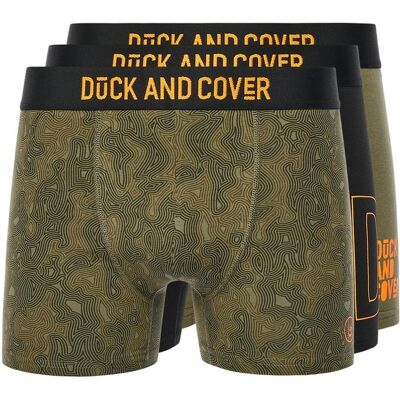 Duck and Cover Heren Alizium Boxershorts (Set van 3) (Veelkleurig) 2XL Duck and Cover Heren Alizium Boxershorts (Set van 3) (Veelkleurig) 2XL