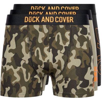 Duck and Cover Heren Alized Geassorteerde Ontwerpen Boxershorts (Set van 3) (Veelkleurig) S Duck and Cover Heren Alized Geassorteerde Ontwerpen Boxershorts (Set van 3) (Veelkleurig) S