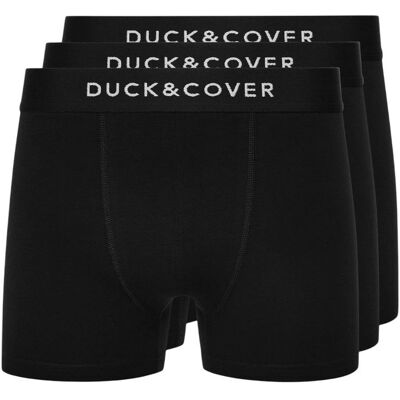 Duck and Cover Heren Sagnet Boxershorts (Pack van 3) (Zwart) 2XL Duck and Cover Heren Sagnet Boxershorts (Pack van 3) (Zwart) 2XL