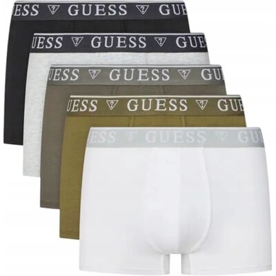 Guess heren stretch boxershorts (5 stuks) L Guess heren stretch boxershorts (5 stuks) L