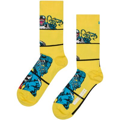 Happy Socks Mannen Marvel Symbiote Novelty Sokken Cadeau-idee 39 - 45 Happy Socks Mannen Marvel Symbiote Novelty Sokken Cadeau-idee 39 - 45