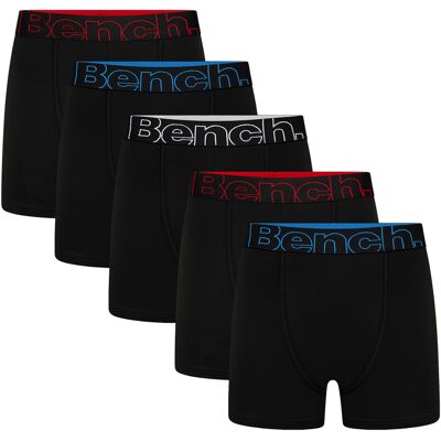 Bench 5-Pack Heren Katoenen Boxerondergoed - Brento Collectie 2XL Bench 5-Pack Heren Katoenen Boxerondergoed - Brento Collectie 2XL