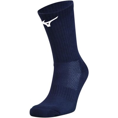 Mizuno Unisex Volwassen Bemanningsleden Sokken (Pakket van 3) (Marine) Mizuno Unisex Volwassen Bemanningsleden Sokken (Pakket van 3) (Marine)