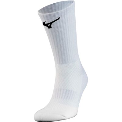 Mizuno Unisex Volwassen Bemanningsleden Sokken (Pakket van 3) (Wit) Mizuno Unisex Volwassen Bemanningsleden Sokken (Pakket van 3) (Wit)