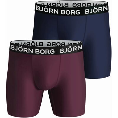 Bjorn Borg Björn Borg Onderbroeken 2-Pack Performance Boxers Multi S Bjorn Borg Björn Borg Onderbroeken 2-Pack Performance Boxers Multi S