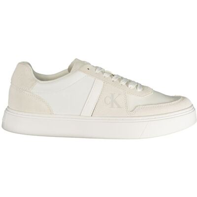 Calvin Klein Bianco Polyester Heren Sneaker 43 Calvin Klein Bianco Polyester Heren Sneaker 43