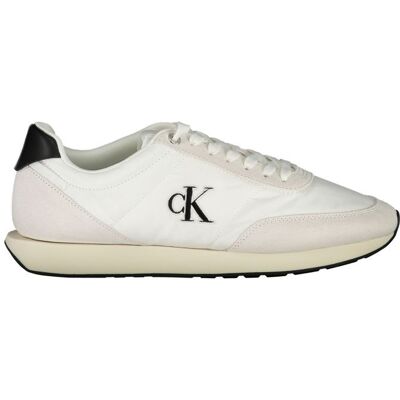 Calvin Klein Witte Polyester Heren Sneaker 43 Calvin Klein Witte Polyester Heren Sneaker 43