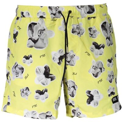 Karl Lagerfeld Gele Polyester Heren Zwem Boxer S Karl Lagerfeld Gele Polyester Heren Zwem Boxer S