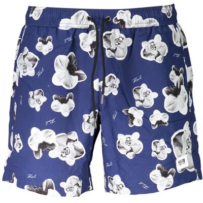 Karl Lagerfeld Blauw Polyester Heren Zwem Boxer S Karl Lagerfeld Blauw Polyester Heren Zwem Boxer S