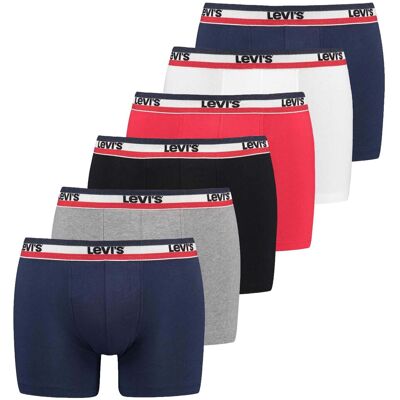 Levis Levi's Sprtswr Logo Boxer Brief Org Co 6P Ecom Boxershorts S Levis Levi's Sprtswr Logo Boxer Brief Org Co 6P Ecom Boxershorts S