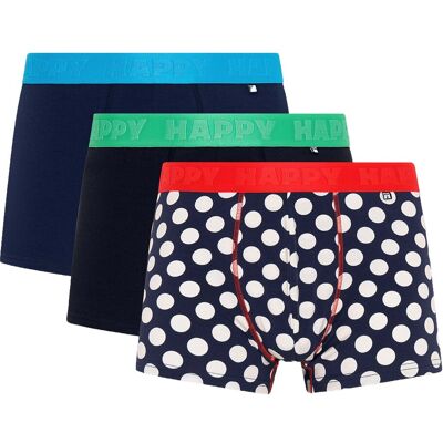 Happy Socks Boxers 3-Pack Boxershorts M Happy Socks Boxers 3-Pack Boxershorts M