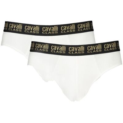Cavalli Class Bianco Katoenen Heren Ondergoed 2XL Cavalli Class Bianco Katoenen Heren Ondergoed 2XL