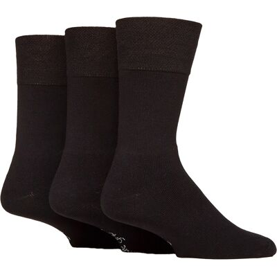 Gentle Grip 3-Pack Heren Bamboosokken Zacht Ademend Verstevigd Crew Sokken 39 - 45 Gentle Grip 3-Pack Heren Bamboosokken Zacht Ademend Verstevigd Crew Sokken 39 - 45