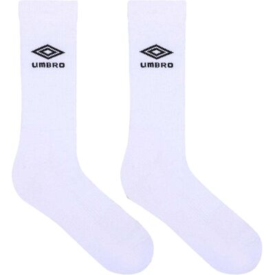 Umbro Heren Staple 1/2 gedempte badstof sportsokken (pak van 3) (Wit, Zwart) 43 - 46 Umbro Heren Staple 1/2 gedempte badstof sportsokken (pak van 3) (Wit, Zwart) 43 - 46