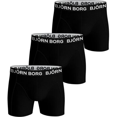 Bjorn Borg Björn Borg Onderbroeken 3-Pack Boxers Mix Zwart M Bjorn Borg Björn Borg Onderbroeken 3-Pack Boxers Mix Zwart M