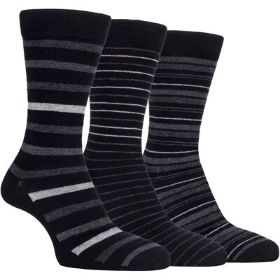 Farah 3-Pack Heren Gestreepte Bamboe Dress Socks Zachte Ademende Sokken 39 - 45 Farah 3-Pack Heren Gestreepte Bamboe Dress Socks Zachte Ademende Sokken 39 - 45