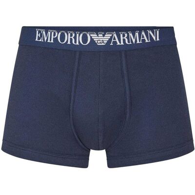 Emporio Armani Katoenen boxershorts voor heren (Marine, Wit) L Emporio Armani Katoenen boxershorts voor heren (Marine, Wit) L