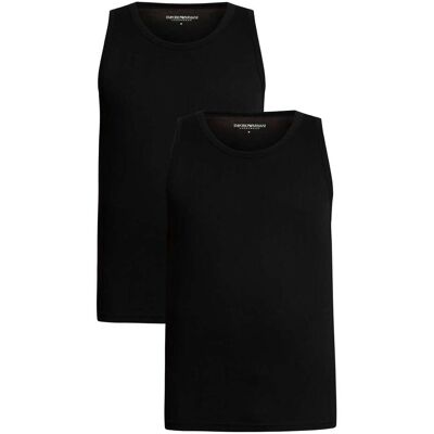 Emporio Armani Set Van 2 Lounge Tanktops, Zwart S Emporio Armani Set Van 2 Lounge Tanktops, Zwart S