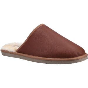 Hush Puppies Heren Coady Leren Slippers (Tan) 42 Hush Puppies Heren Coady Leren Slippers (Tan) 42