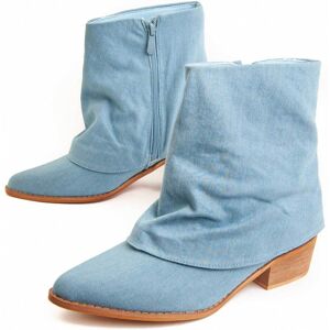 Montevita Heel Enkellaars Bottivita38 In Blauw 37 Montevita Heel Enkellaars Bottivita38 In Blauw 37