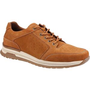 Hush Puppies Heren Joseph Lace Leren Trainers (Tan) 46 Hush Puppies Heren Joseph Lace Leren Trainers (Tan) 46