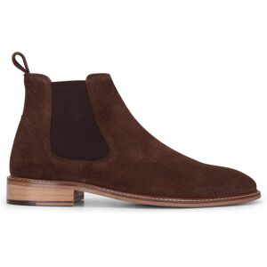 London Brogues Heren Bruine Suède Leren Slip-On Chelsea Enkellaarsjes 47.5 London Brogues Heren Bruine Suède Leren Slip-On Chelsea Enkellaarsjes 47.5