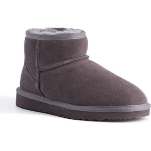 Aus Wooli "Bondi" Australië Korte Schapenvacht Enkellaars, Grijs 40.5 Aus Wooli "Bondi" Australië Korte Schapenvacht Enkellaars, Grijs 40.5