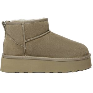EverAU Australia EVER AU Ultra Mini-platformlaarzen voor dames-HERON 40.5 EverAU Australia EVER AU Ultra Mini-platformlaarzen voor dames-HERON 40.5