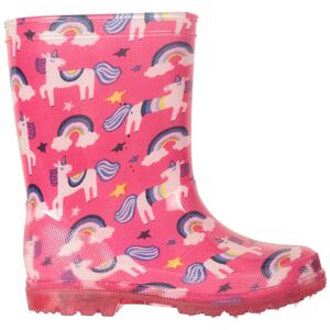 Mountain Warehouse Kinder/Kinder Splash Unicorn en Regenboog Lichtgevende Wellington Laarzen (Helder Roze) 25 Mountain Warehouse Kinder/Kinder Splash Unicorn en Regenboog Lichtgevende Wellington Laarzen (Helder Roze) 25