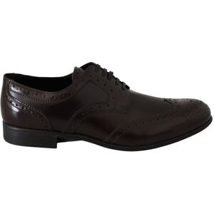Dolce & Gabbana Vrouwen bruin leer Broques Oxford Wingtip Schoenen 35.5 EU Dolce & Gabbana Vrouwen bruin leer Broques Oxford Wingtip Schoenen 35.5 EU