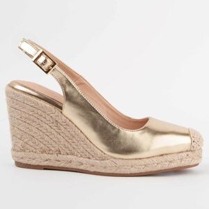 Montevita Espadrilles Met Sleehak Balenci5 Goud 38 Montevita Espadrilles Met Sleehak Balenci5 Goud 38