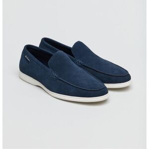 Ben Sherman Amarillo Suede Heren Navy Loafers 44.5 Ben Sherman Amarillo Suede Heren Navy Loafers 44.5