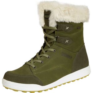 GUGGEN Mountain Dames Winterlaarzen Echt Leer met Imitatiebont Olijfgroen 42 GUGGEN Mountain Dames Winterlaarzen Echt Leer met Imitatiebont Olijfgroen 42