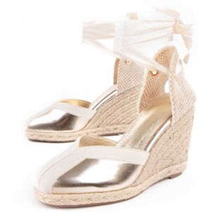 Montevita Espadrilles Met Sleehak Balenci2 Goud 38 Montevita Espadrilles Met Sleehak Balenci2 Goud 38