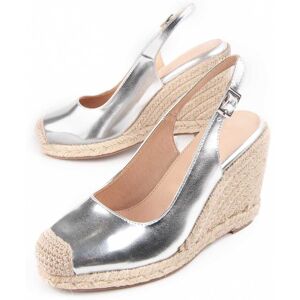 Montevita Espadrilles Met Sleehak Balenci5 Zilver 37 Montevita Espadrilles Met Sleehak Balenci5 Zilver 37