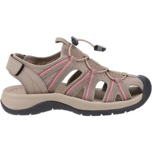 Cotswold Upton Dames Taupe/Roze Sandalen 42 Cotswold Upton Dames Taupe/Roze Sandalen 42